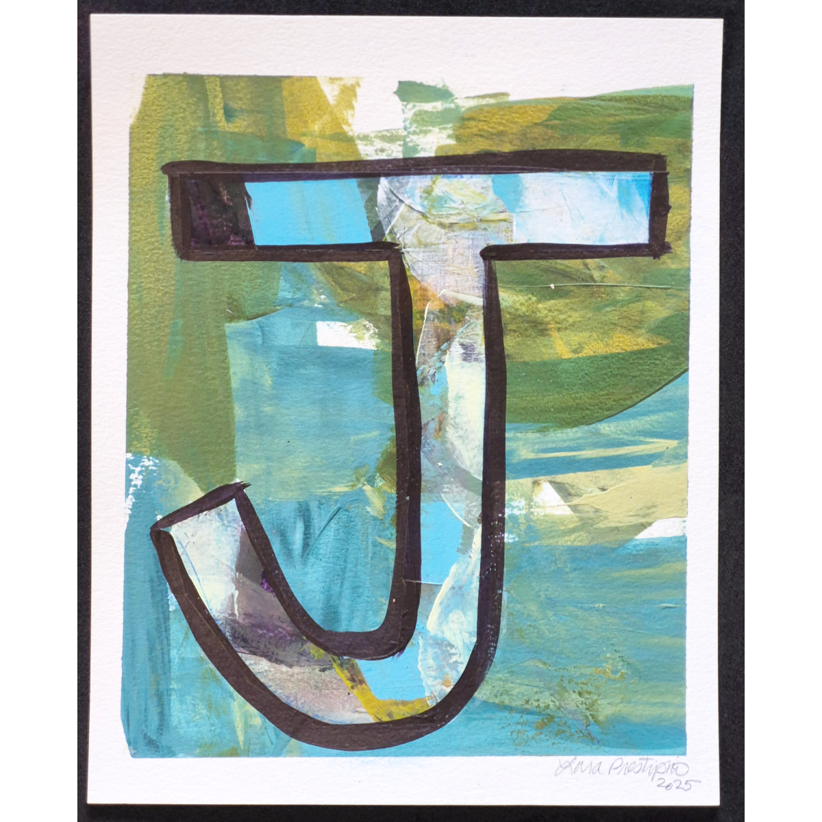 Letter J - fits 8 x 10