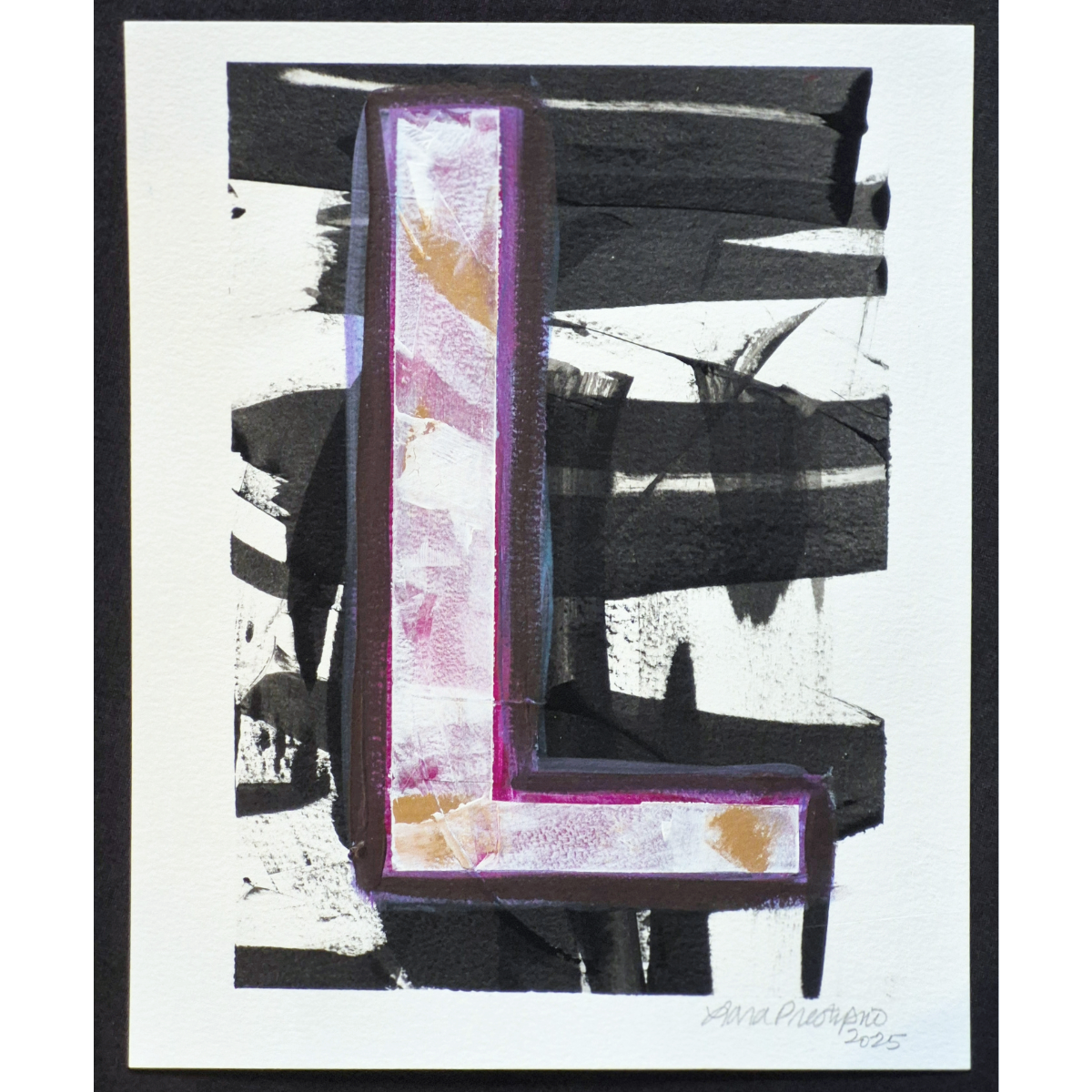 Letter L (BW) - fits 8 x 10