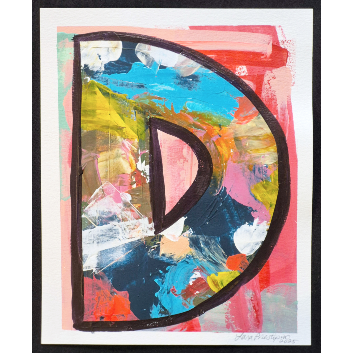 Letter D (Multi) - fits 8 x 10