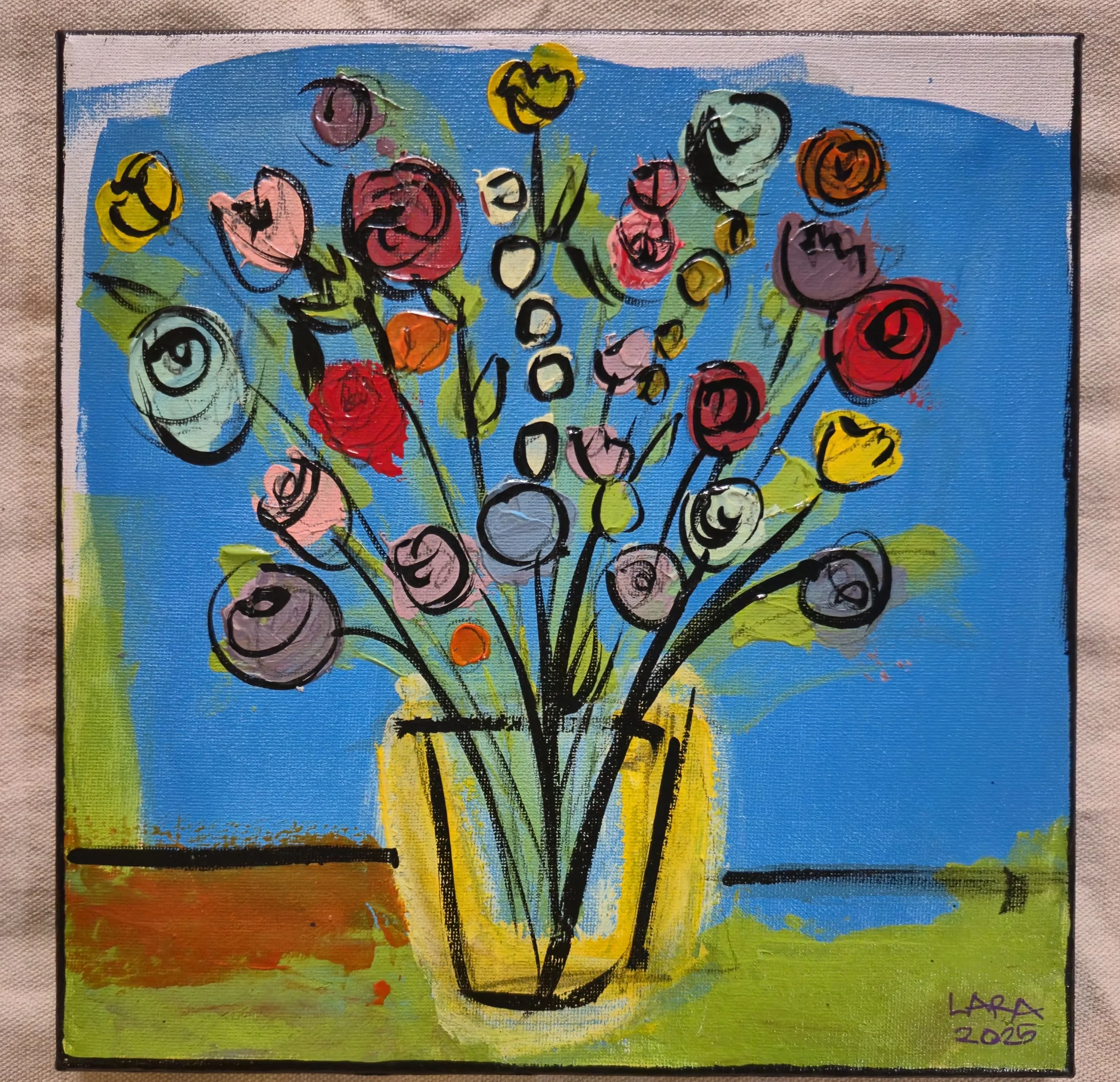 Happy Bouquet 2 - 10 x 10