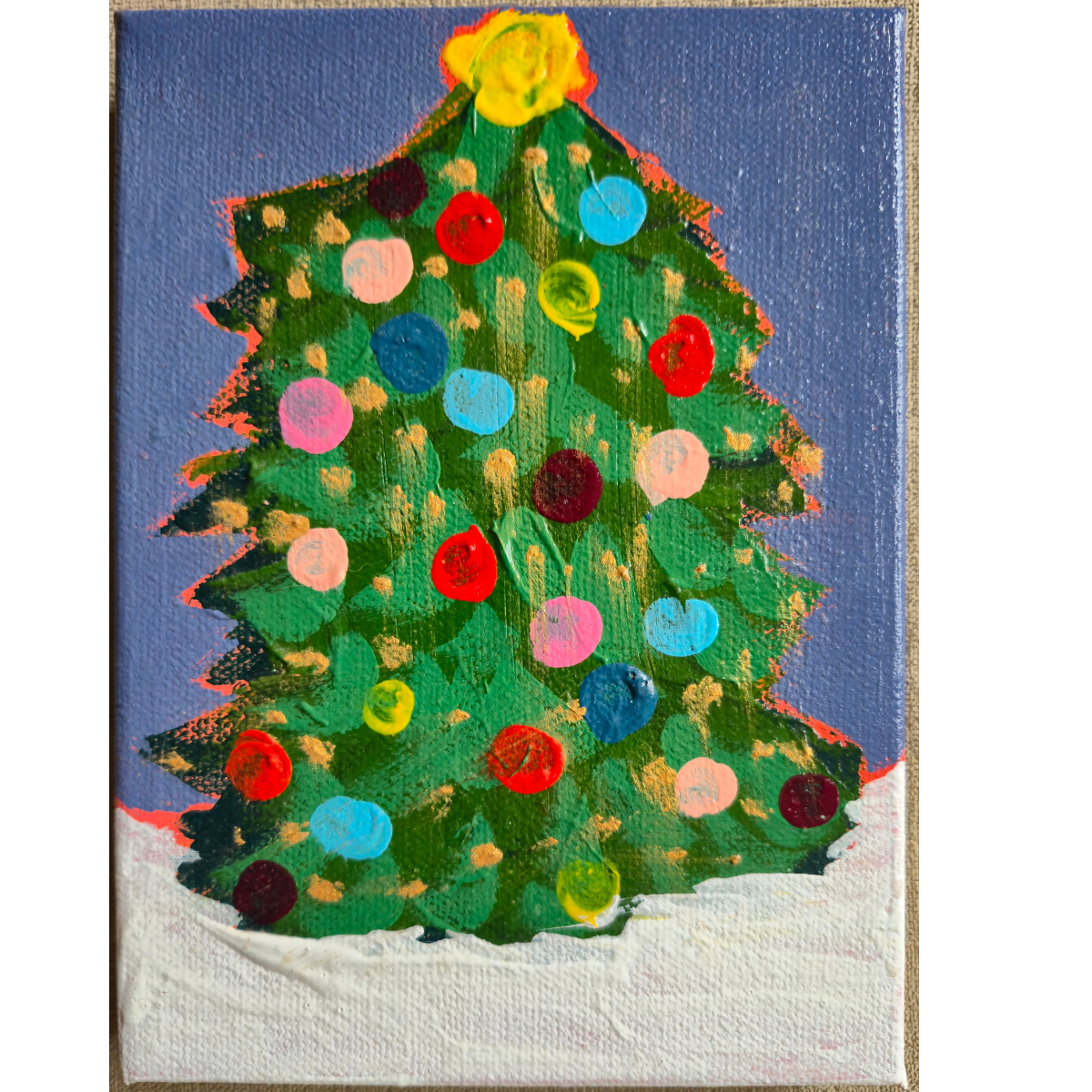 Christmas Tree #4 - 5 x 7