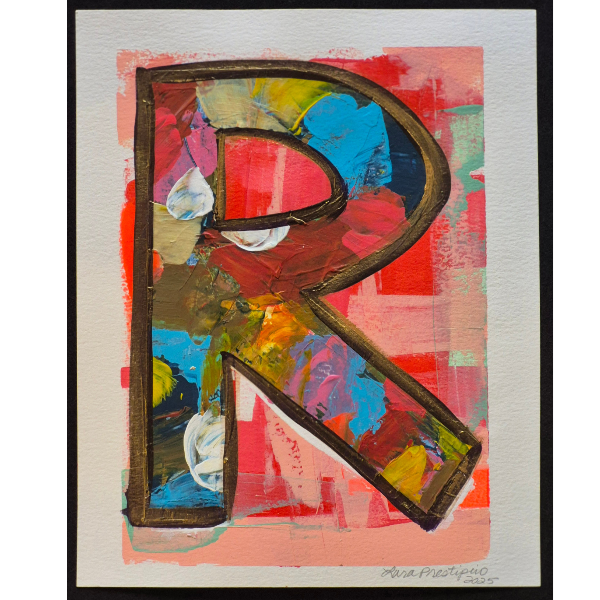 Letter R (Multi) - fits 8 x 10