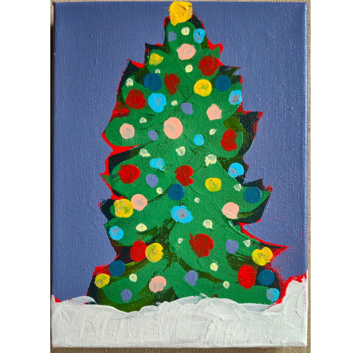 Christmas Tree #5 - 6 x 8