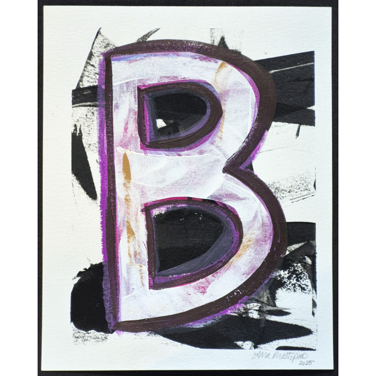 Letter B (BW)- fits 8 x 10