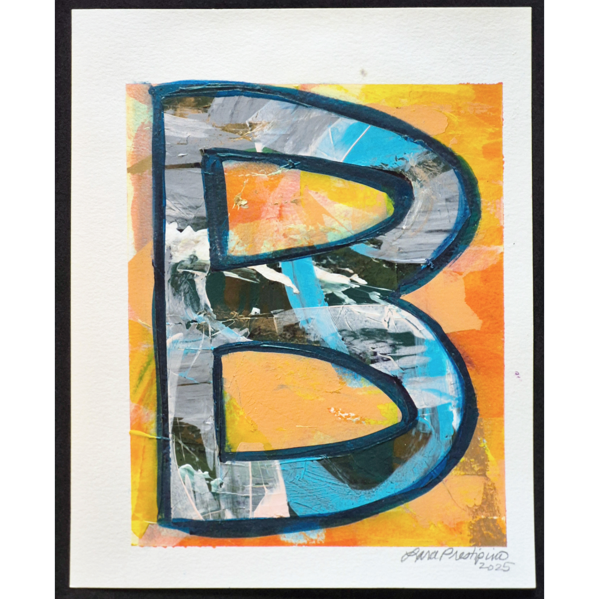 Letter B (Blue) - fits 8 x 10