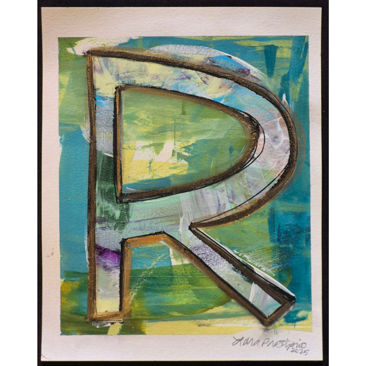 Letter R - fits 8 x 10