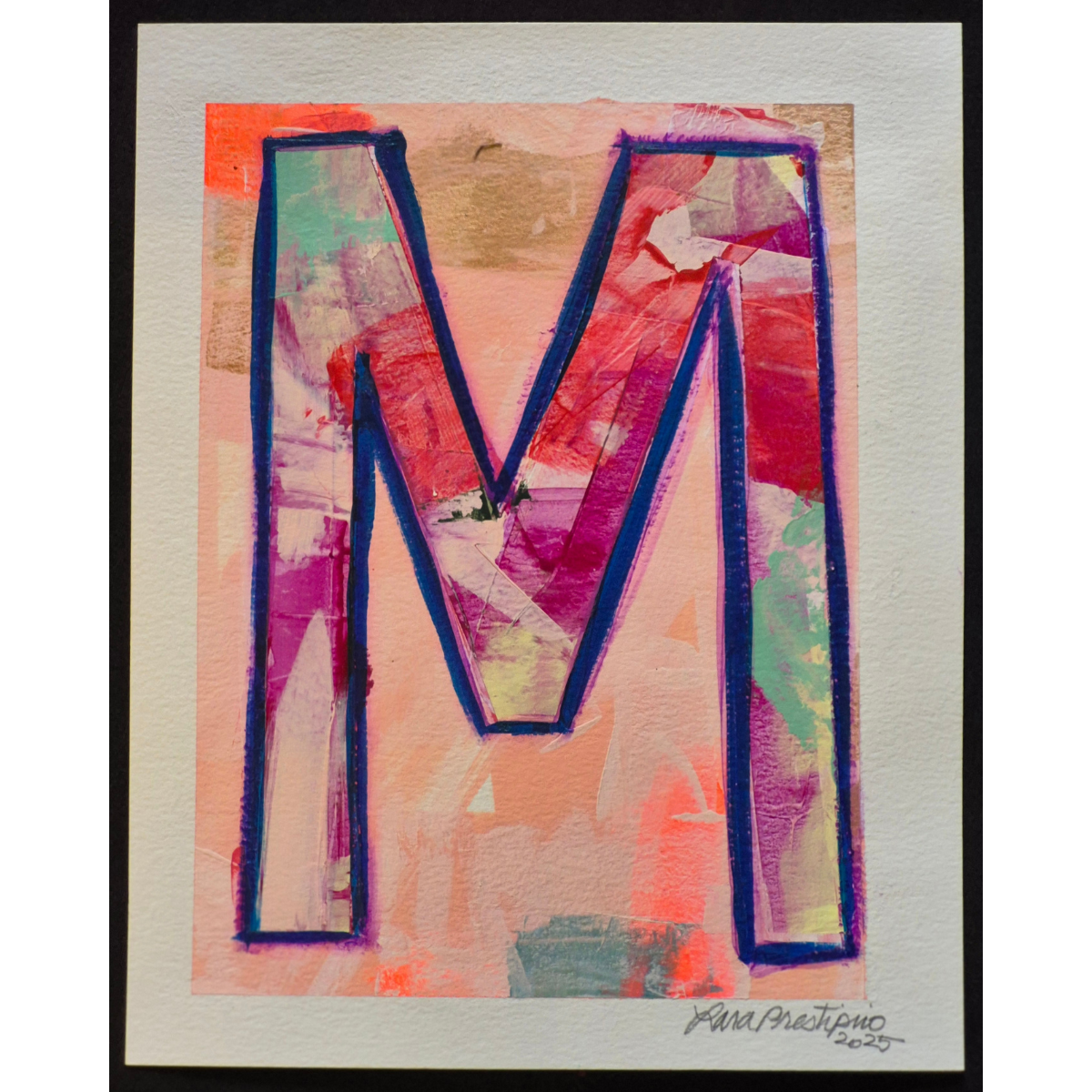 Letter M (Multi) - fits 8 x 10