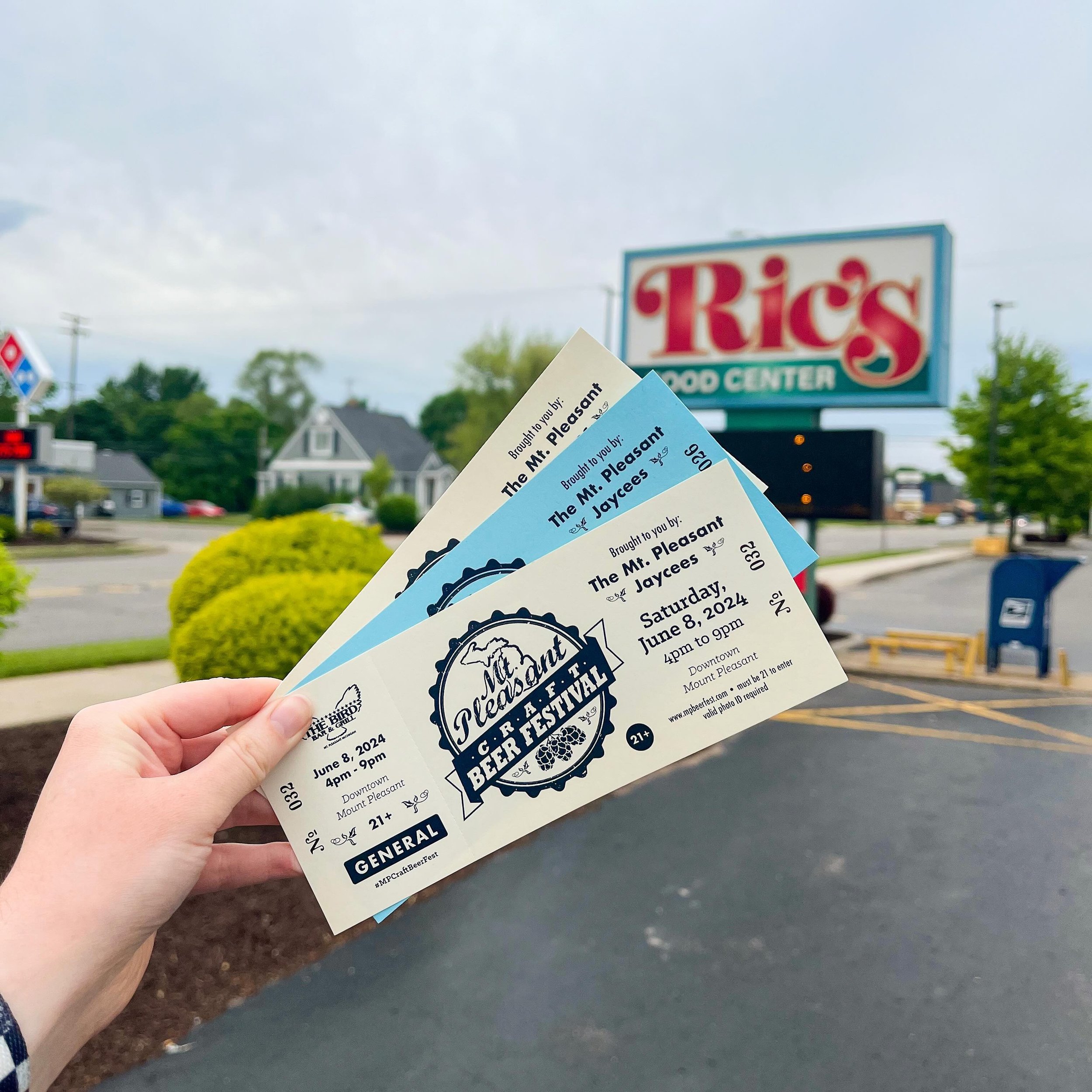Good news! You can now purchase GA &amp; VIP tickets in person at Ric&rsquo;s Food Center in Mount Pleasant! As always, you can still buy your tickets online at mpbeerfest.com anytime.