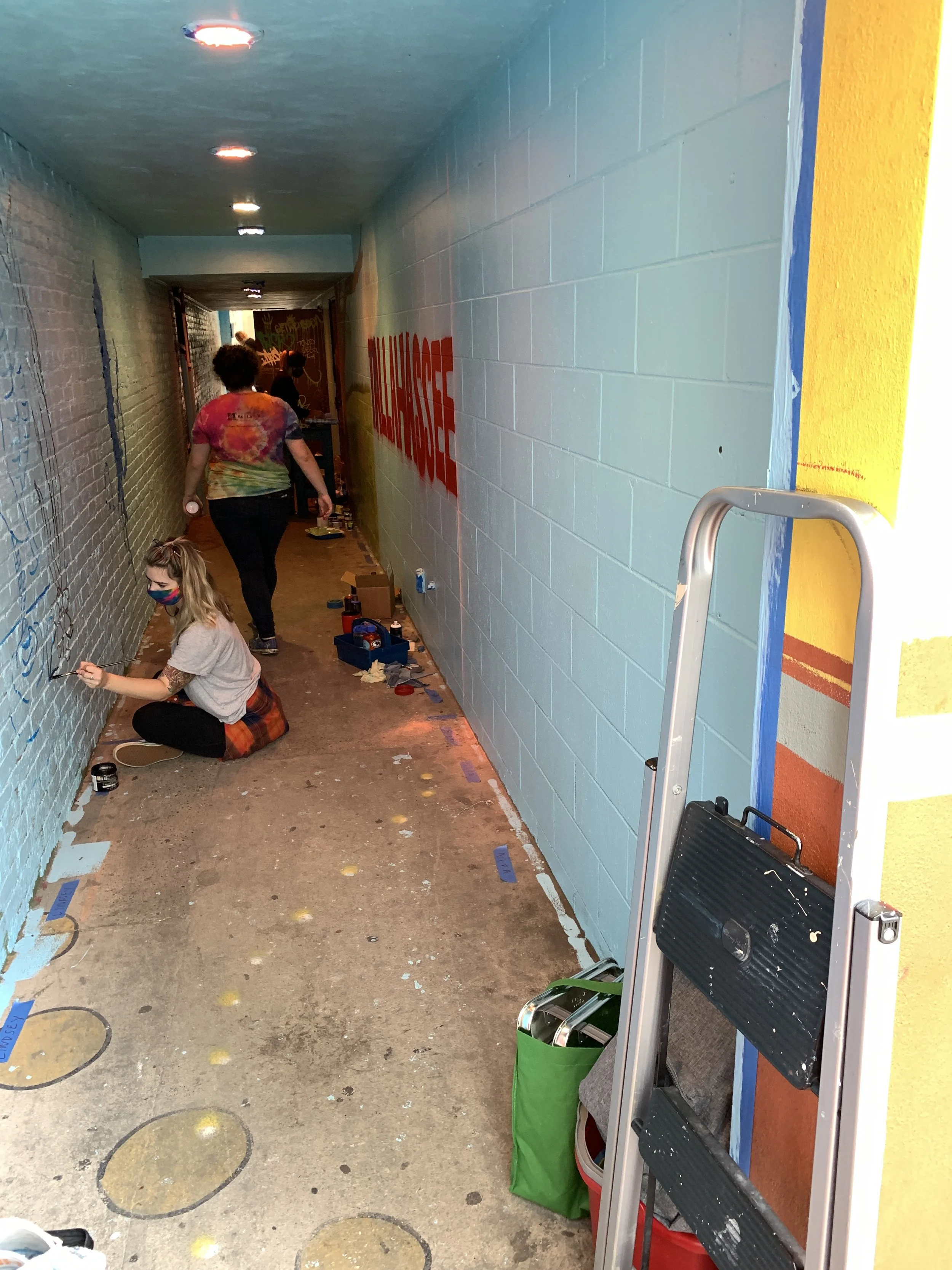 Gallie Alley Mural - The Ripple Effect