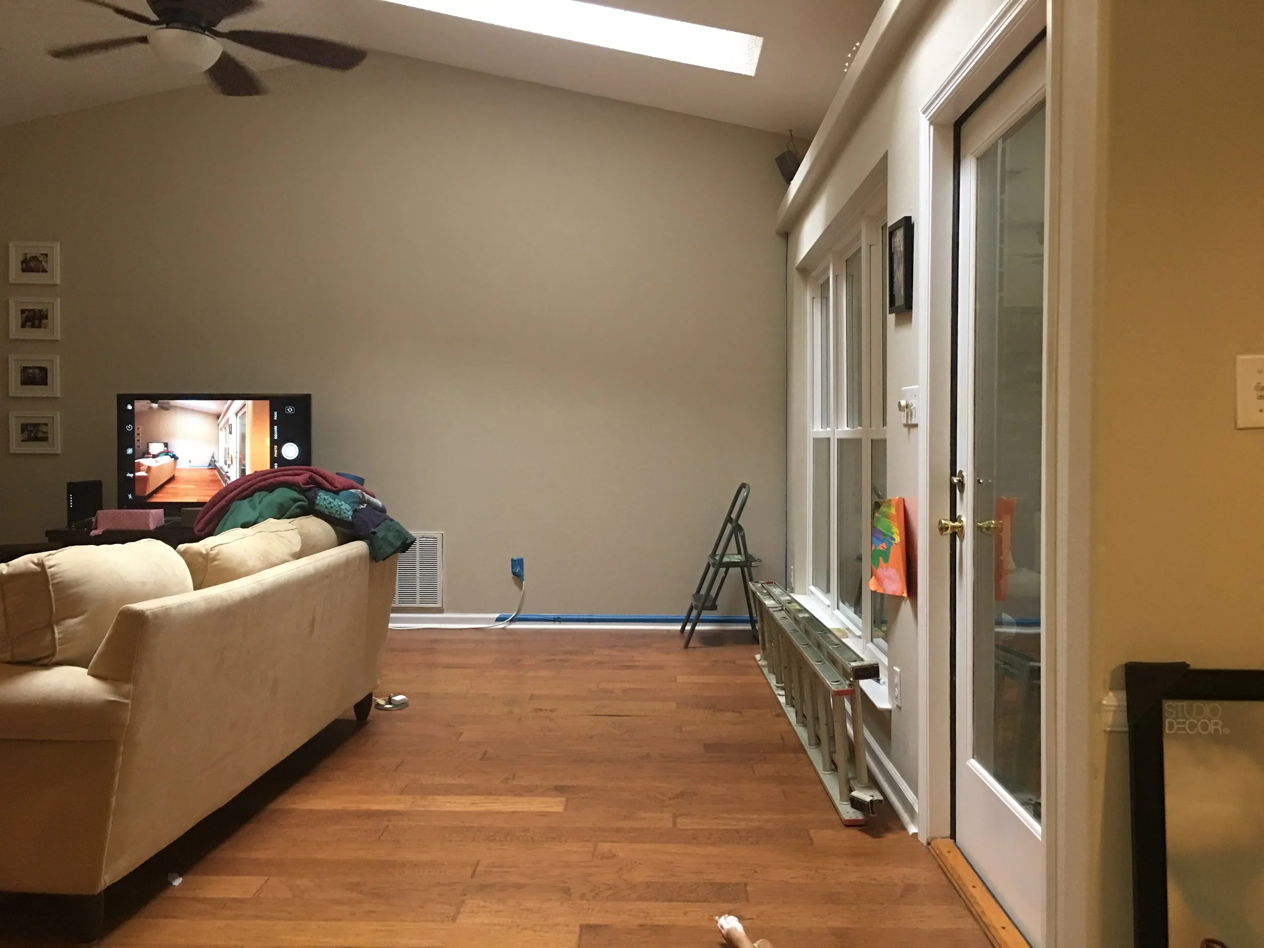 Residential Mural - Sharks - Latex and Sharpie