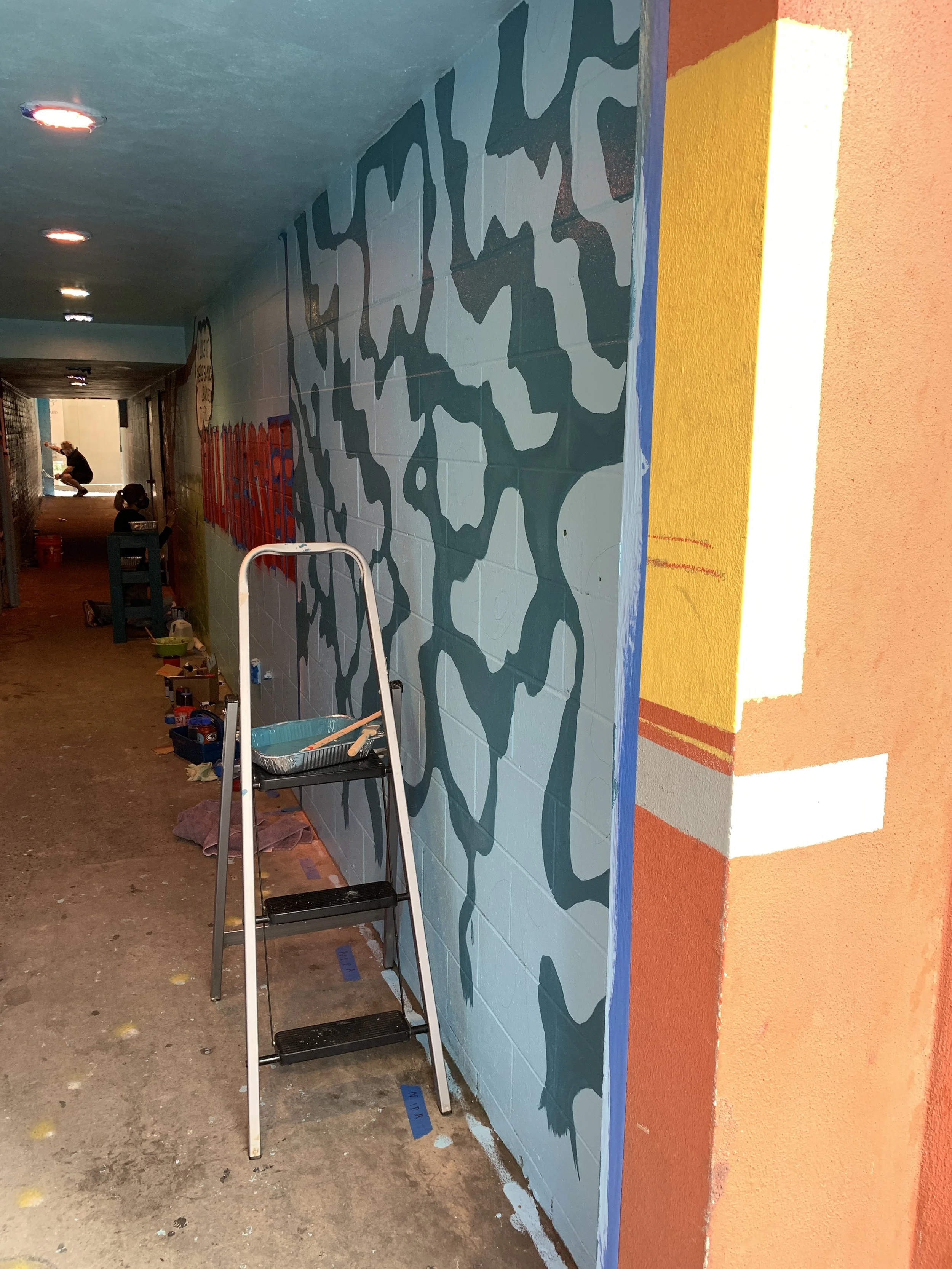 Gallie Alley Mural - The Ripple Effect