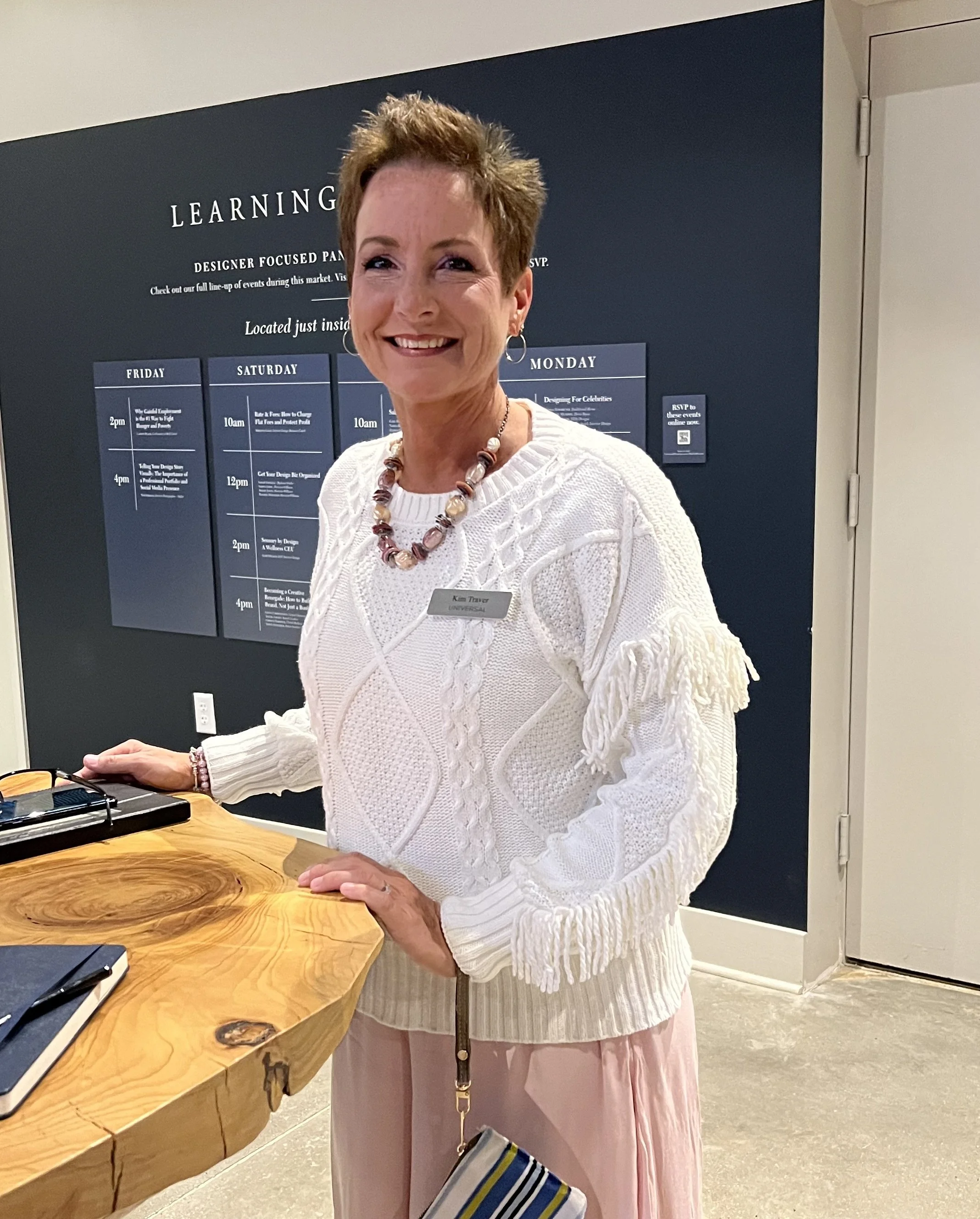 Universal Furniture - fringe on sweater