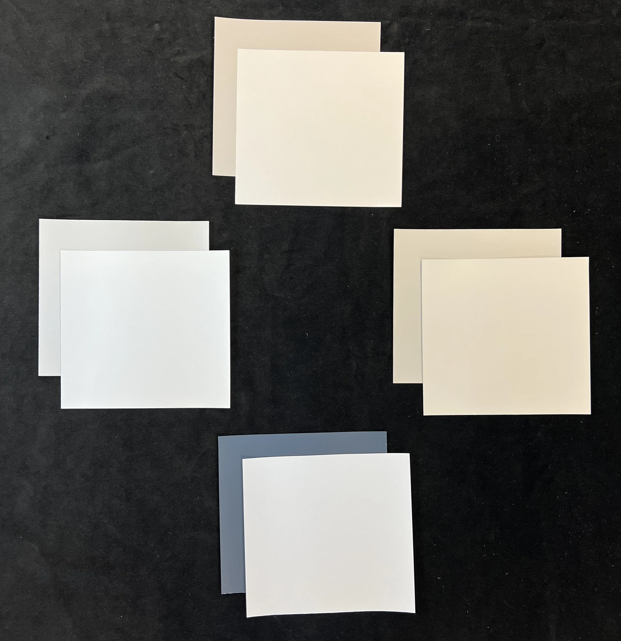 Warm gray paint swatches from Sherwin Williams