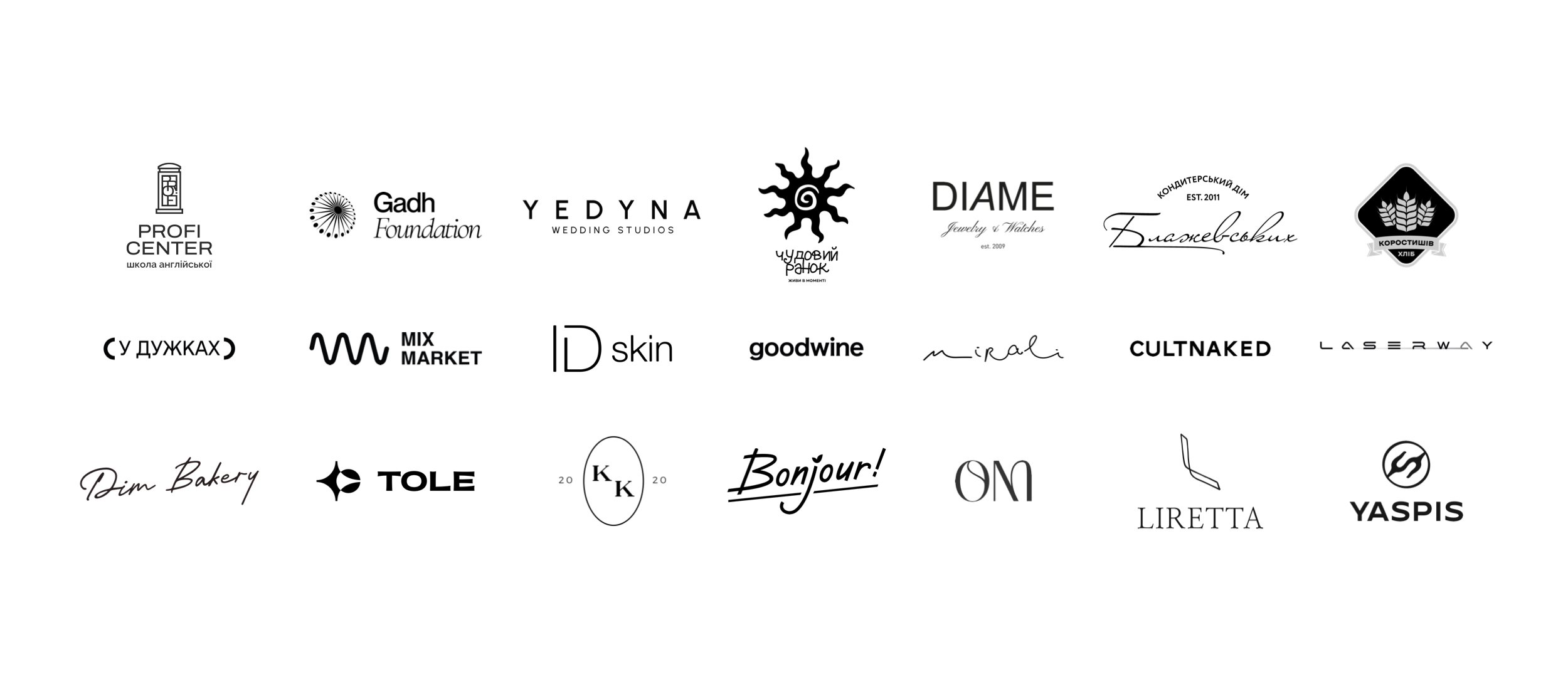 Businesses we are happy to create design and social media content for