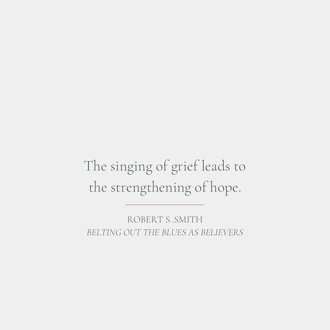 The Bible invites us not only to talk about our trials, not only to pray about our pain, but to sing about our sorrow&mdash;together. When we wrestle in worship, we hang on to hope.
⠀⠀⠀⠀⠀⠀⠀⠀⠀
#lament #honestfaith #honestworship
#sorrowfulyetrejoicing