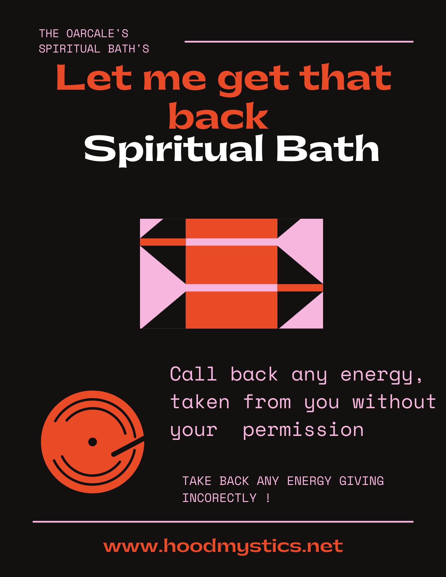 let me get that back (spiritual bath)