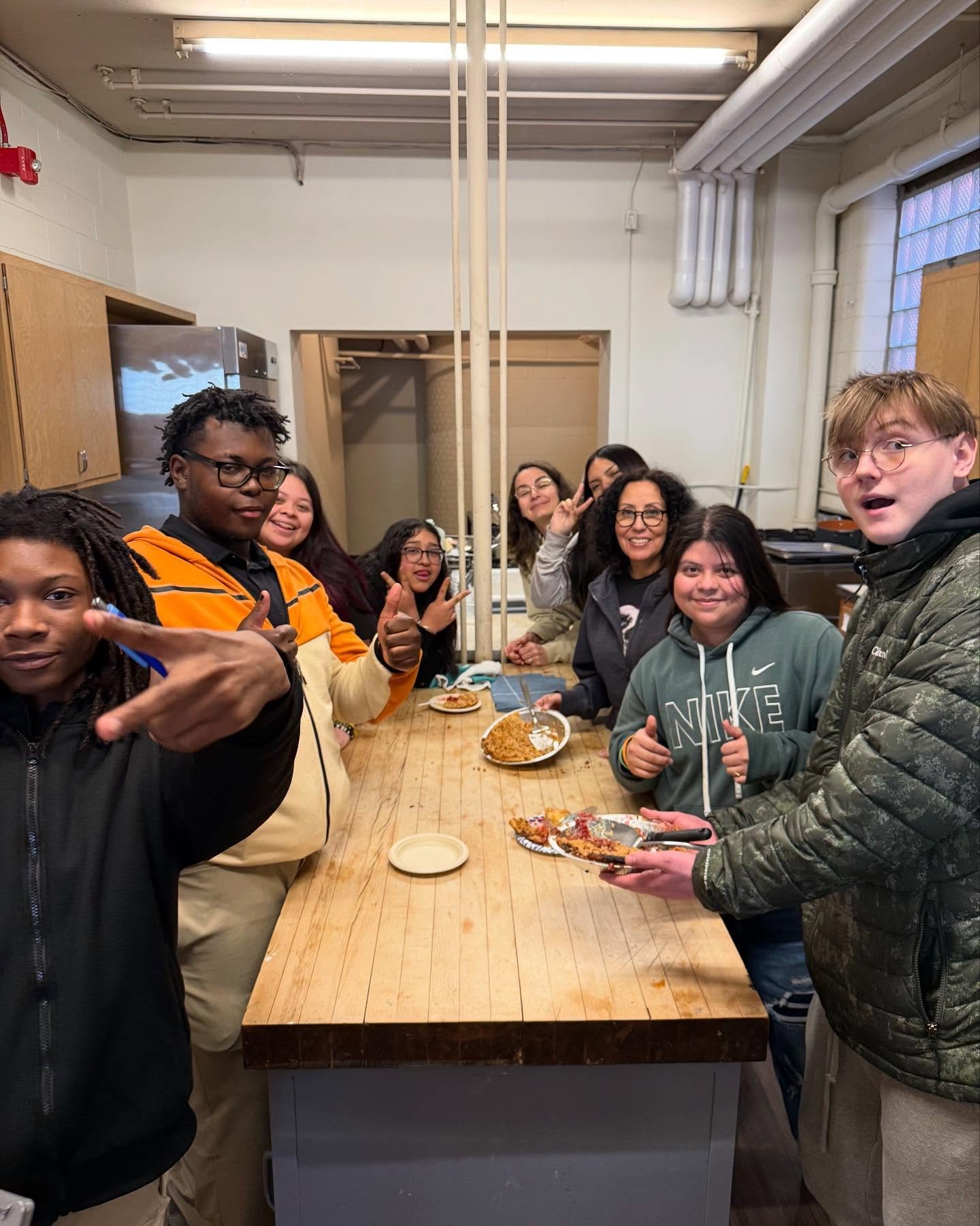 Today, we celebrated Pi Day the best way we know how&mdash;with pie! 🥧 Math may be infinite, but so is our love for good food, great company, and the community we&rsquo;ve built at Cornerstone. #oakparkil #alternativeschool #privatehighschool