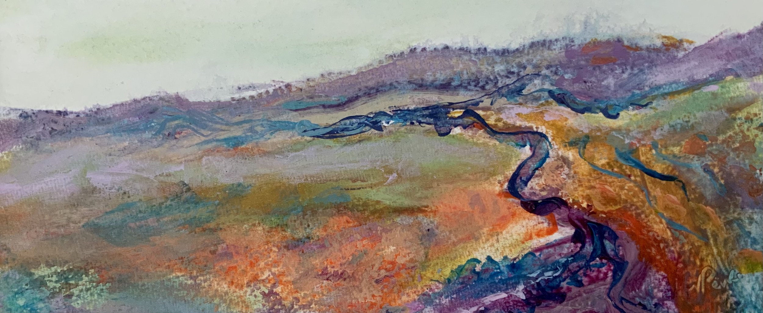 A New Direction
11 x 27 mixed media on paper, mounted £70