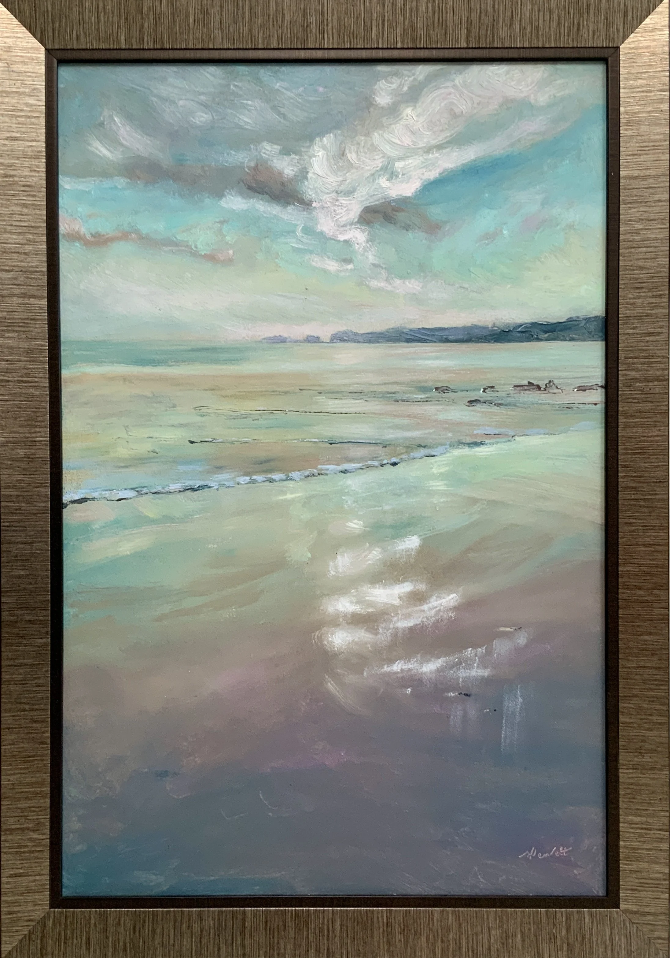 Bathed in Turquoise
Oil 70 x 50cms Framed £300