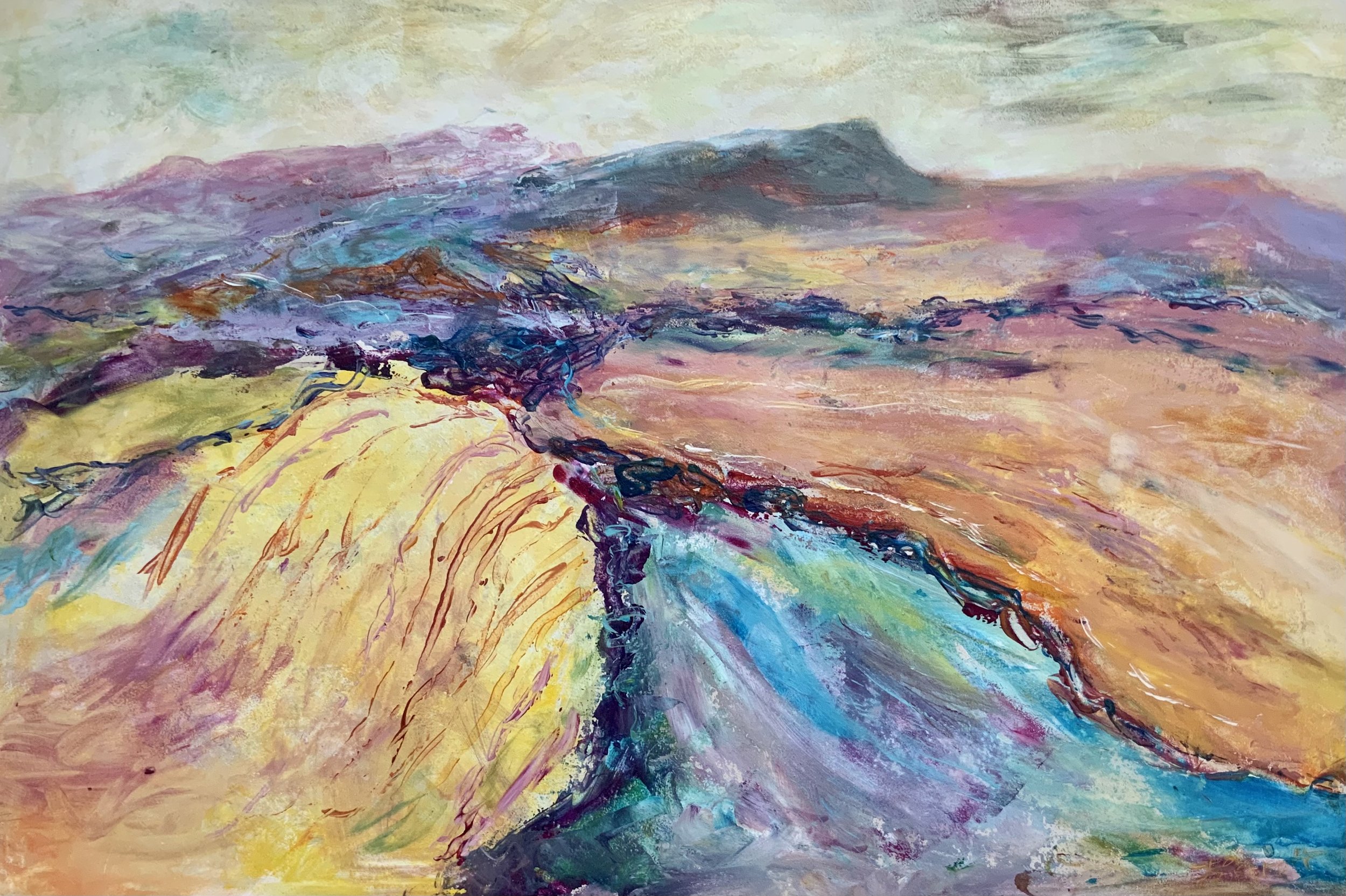 Patchwork
40 x 60 cms Framed Acrylic on board. £275