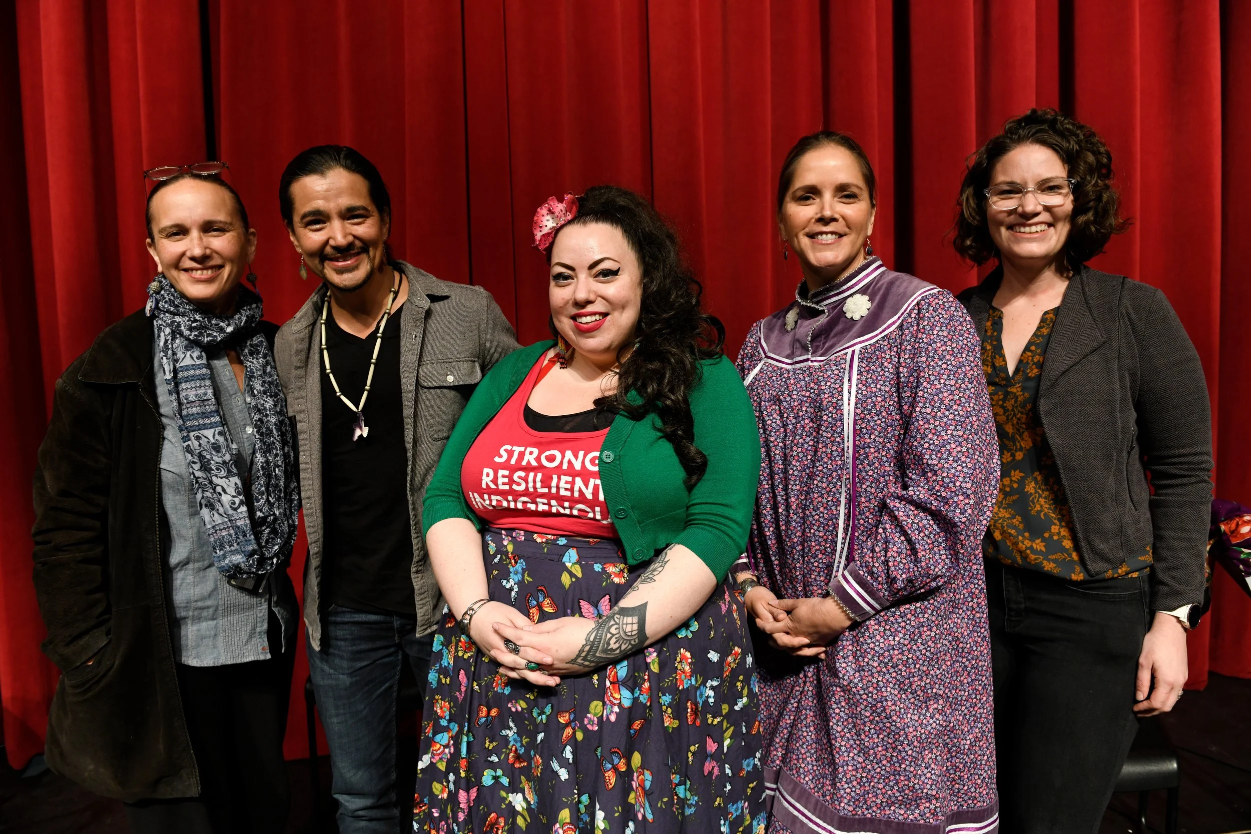 Joann Yarrow, Ty Defoe, Talia Shenandoah, Michelle Schenandoah and Kate Laissle. "Our Words are Seeds." October 22, 2022