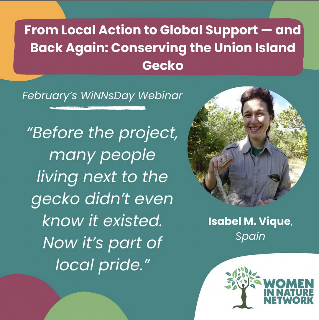 WINNsDay Webinar: "Collaborative Conservation in Action: Protecting the Union Island Gecko