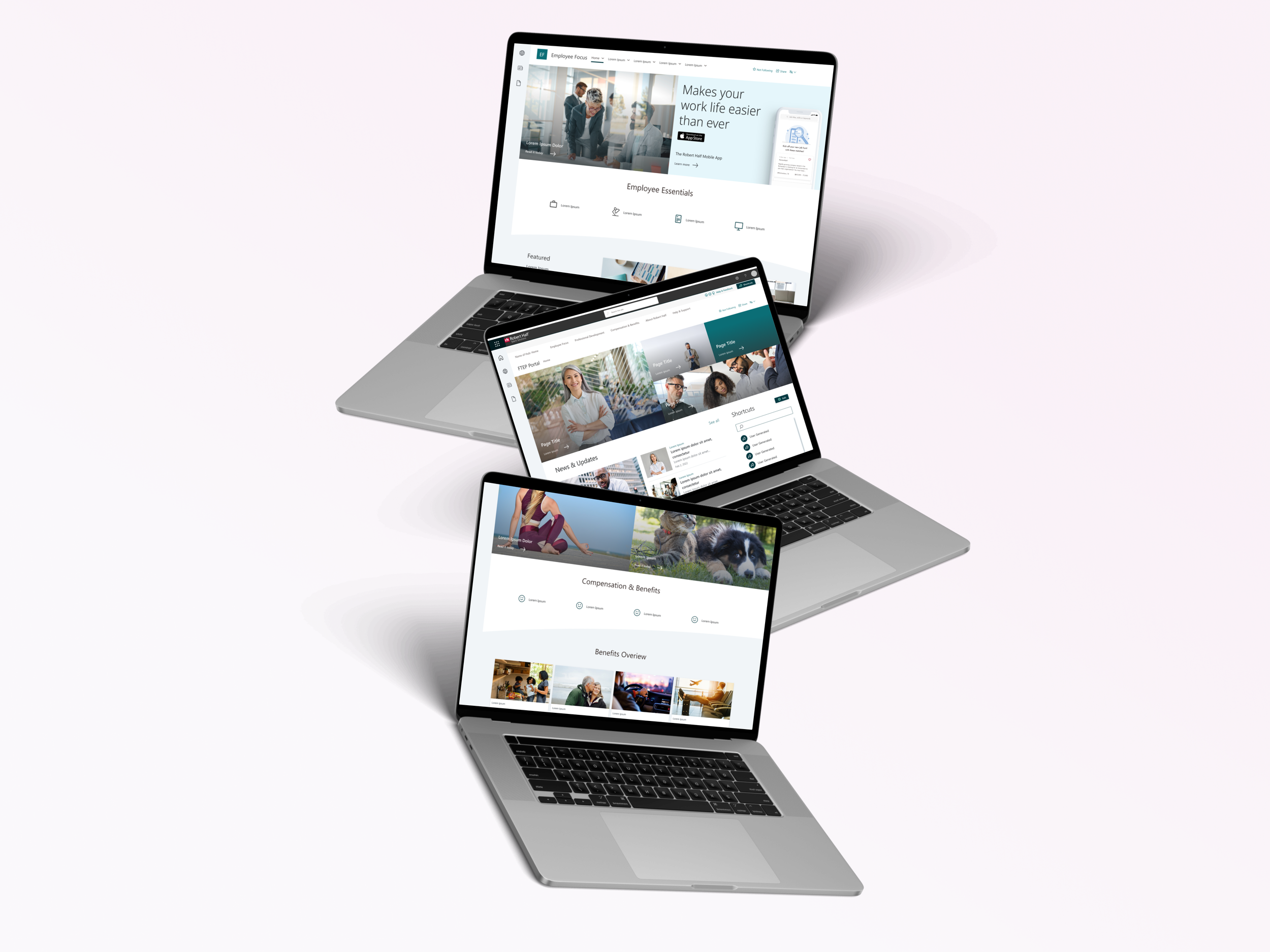 A Modern Intranet Experience for Robert Half Engagement Professionals