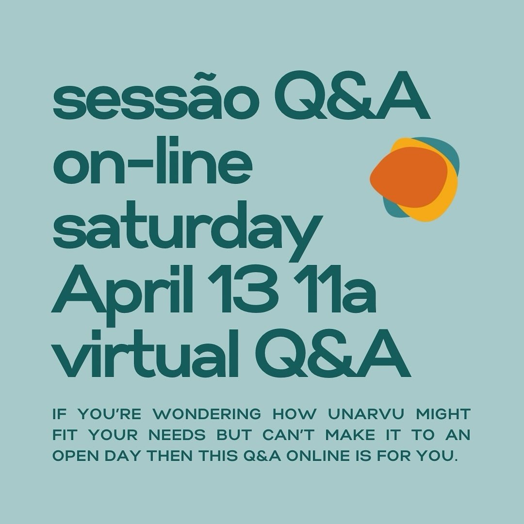 Receive some clarity and meet some people at this informal Q&amp;A.  Saturday April 13th at 11h Lisbon time. Comment below and we&rsquo;ll send you the link to join. 

Info@UnarvuEducation.org

#agilelearningcenters #selfdirectedlearning #selfdirecte
