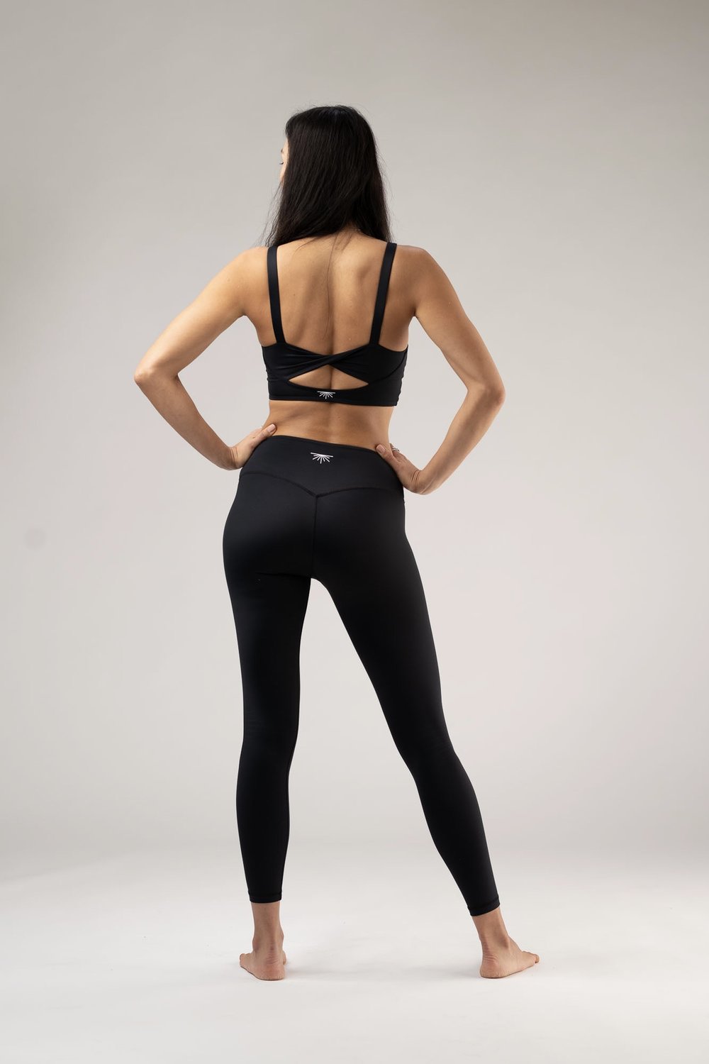 Black Eco Yoga Pure in Leggings Premium Friendly