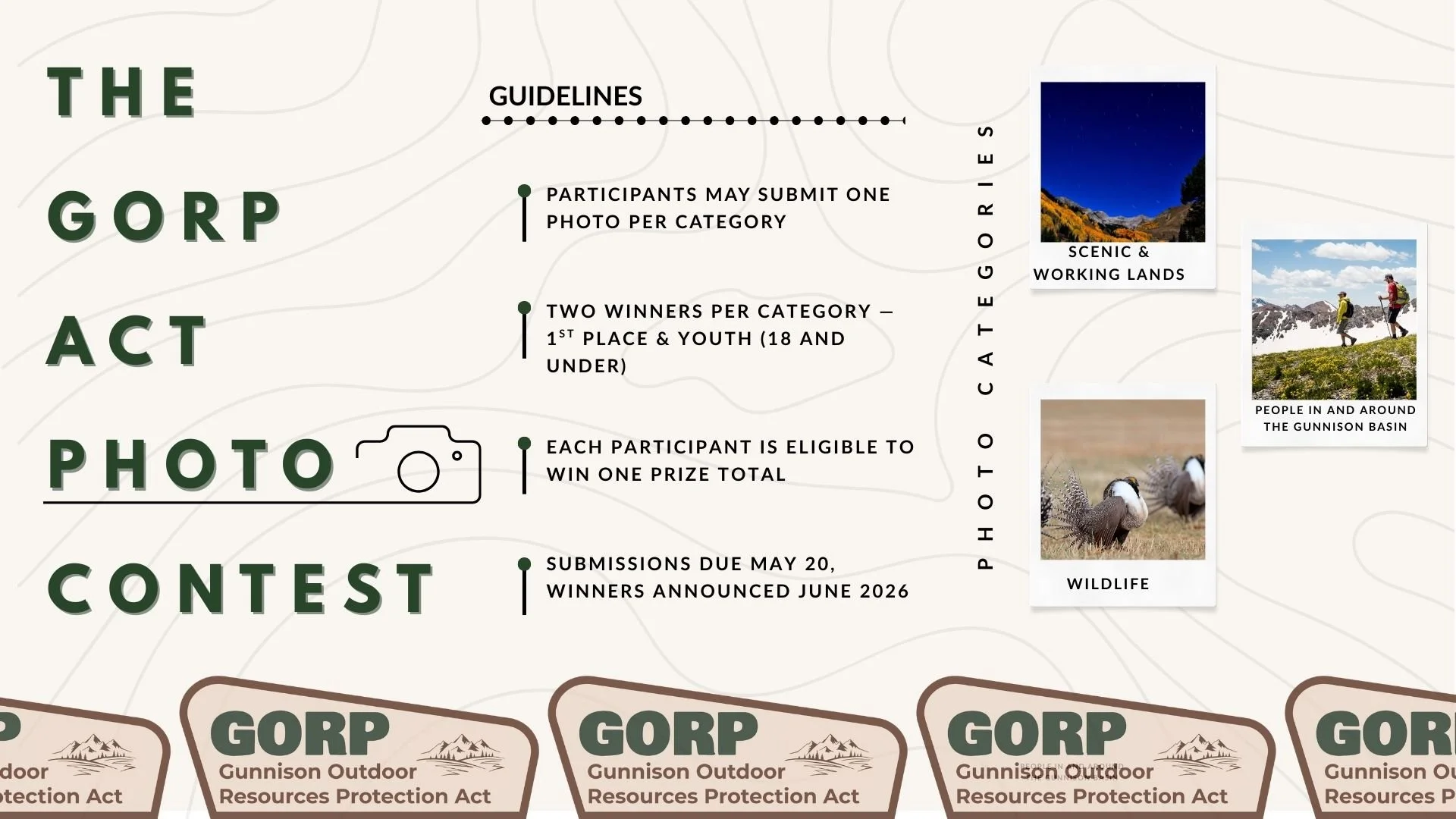 Photo Contest: The GORP Act is Homegrown Conservation for the Gunnison Basin