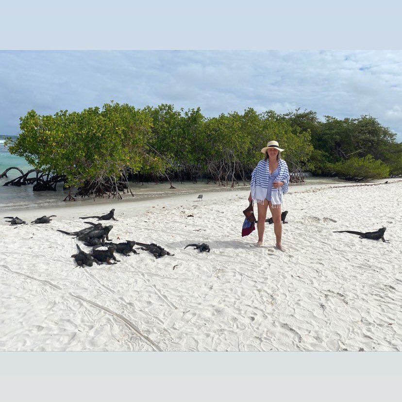 Me and the iguanas call that white sand.