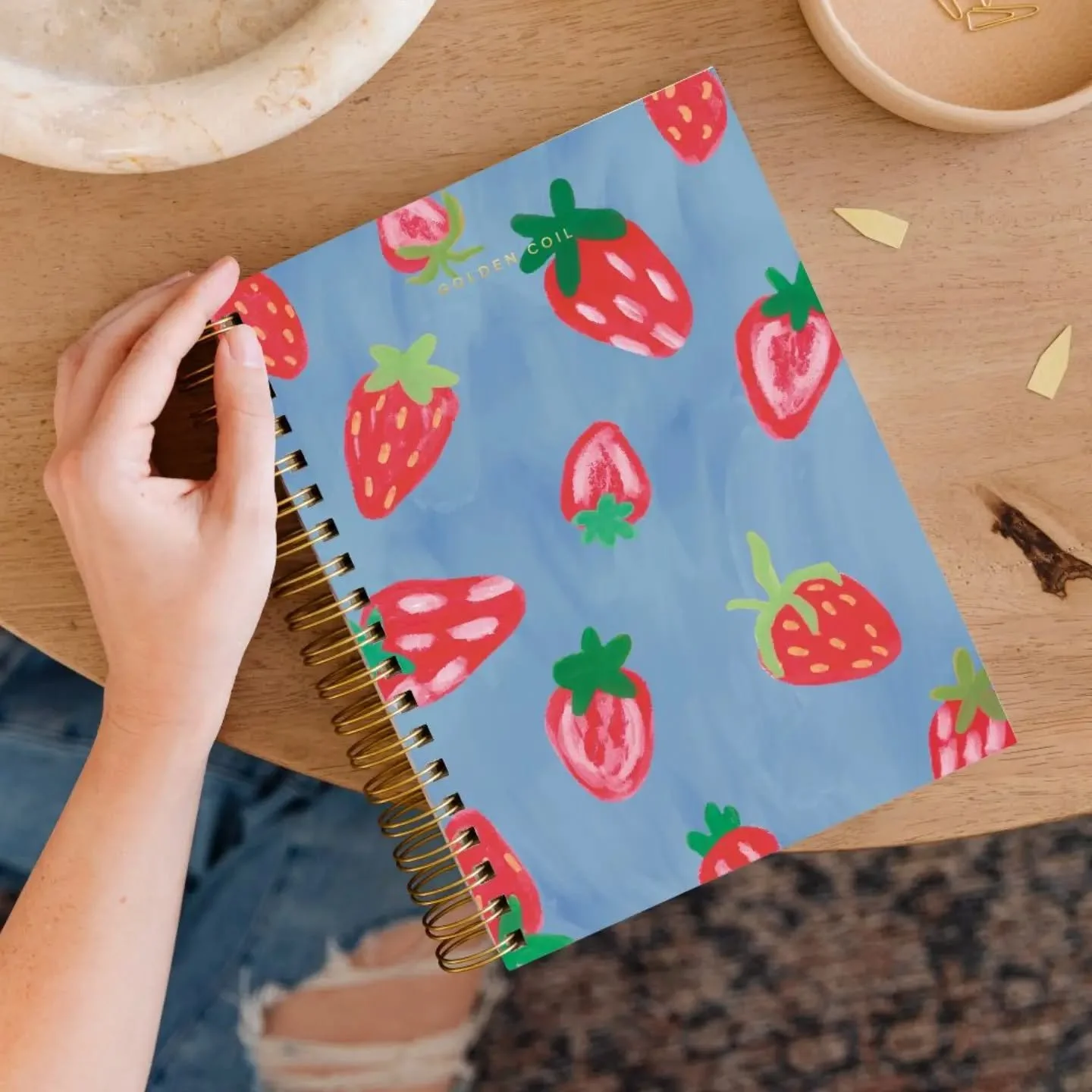 Here's my submission for this year design competition @golden.coil 🍓 

I'm still madly in love with my strawberry pattern 🥰 I painted the strawbs in gouache and then edited them digitally to give them a bright, fresh new look! Even though I loved t