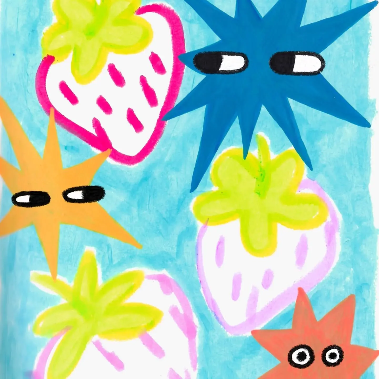 a little paint stick doodle that I never posted 👀