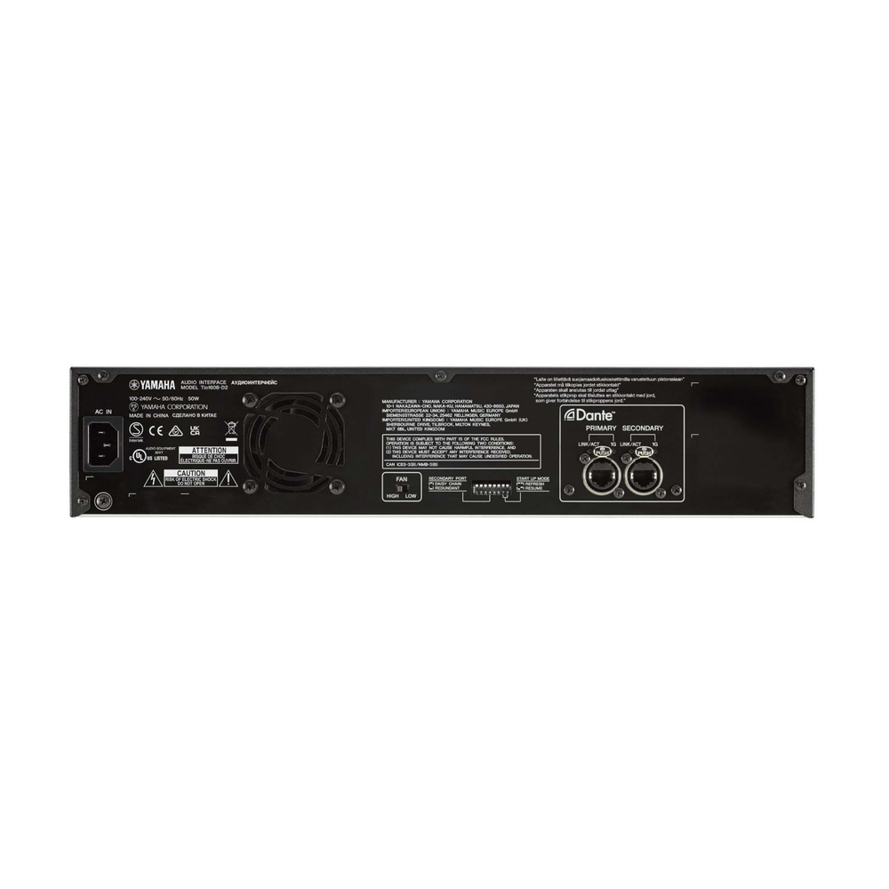 Yamaha Tio1608-D2 Digital Stage Box with Dante — Synced Up Audio