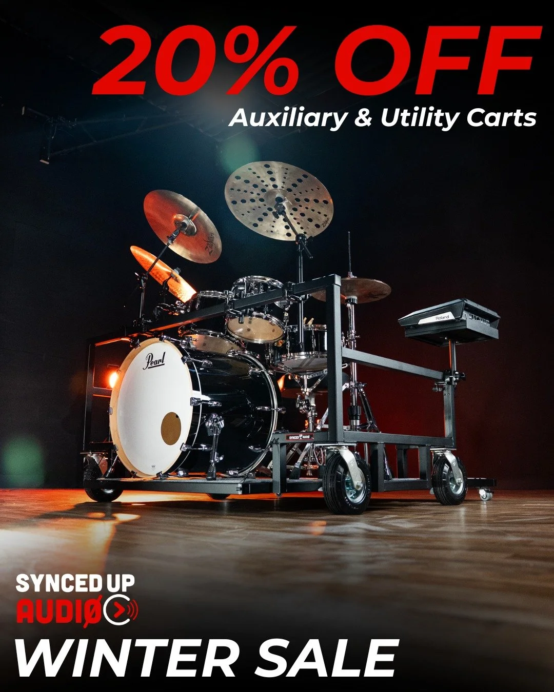 Gear up for indoor season and take advantage of our winter sale!

✅ $200 Off Floor Carts
✅ 20% Off Auxiliary &amp; Utility Carts

Now through January 1st, 2026
🔗 in Bio!