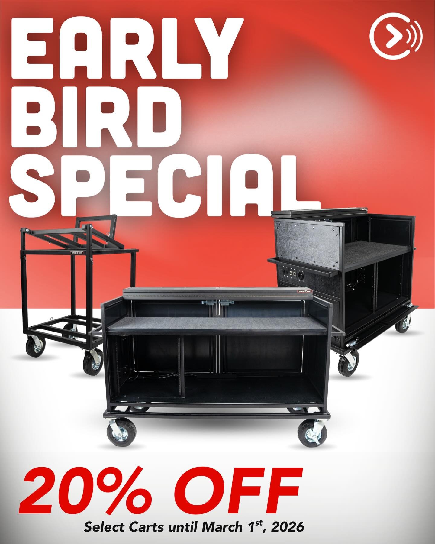 It's not too late to secure 20% off select carts! Snag a quote before March 1st to lock in your discount and get the carts you need, when you need them!

🔗 in Bio 

#audiocarts #syncedup #syncedupaudio #marchingband #fall2026