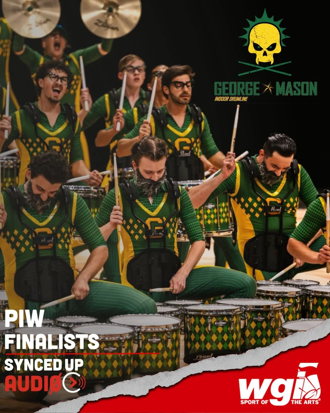 Congratulations to @gmuindoordrumline on their finalists appearance in WGI world class finals! Thank you for trusting us for all your audio &amp; field cart needs!

#wgi26 #wgi2026 #wgipercussion