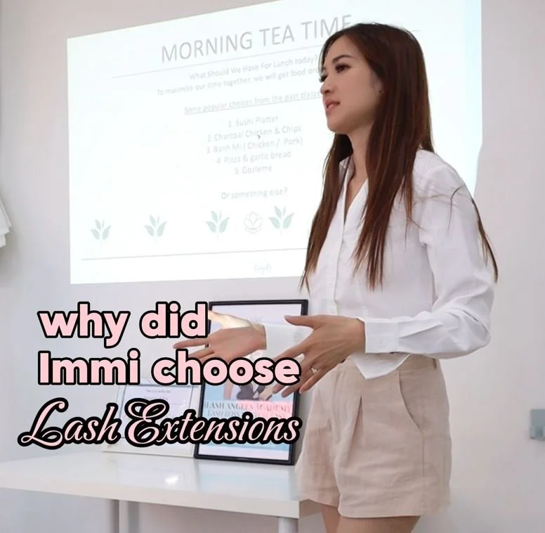 Why Immi chose lash extensions
