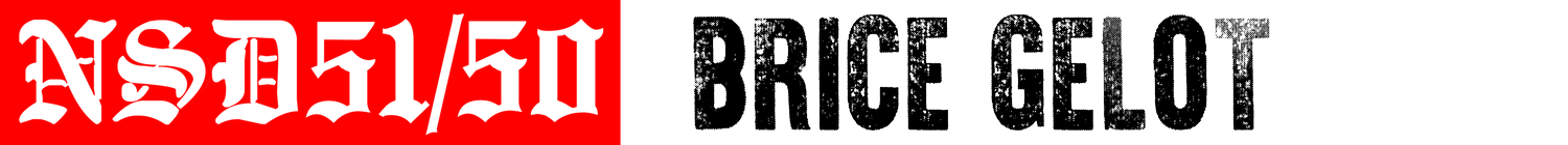 NSD51/50 | Brice gelot