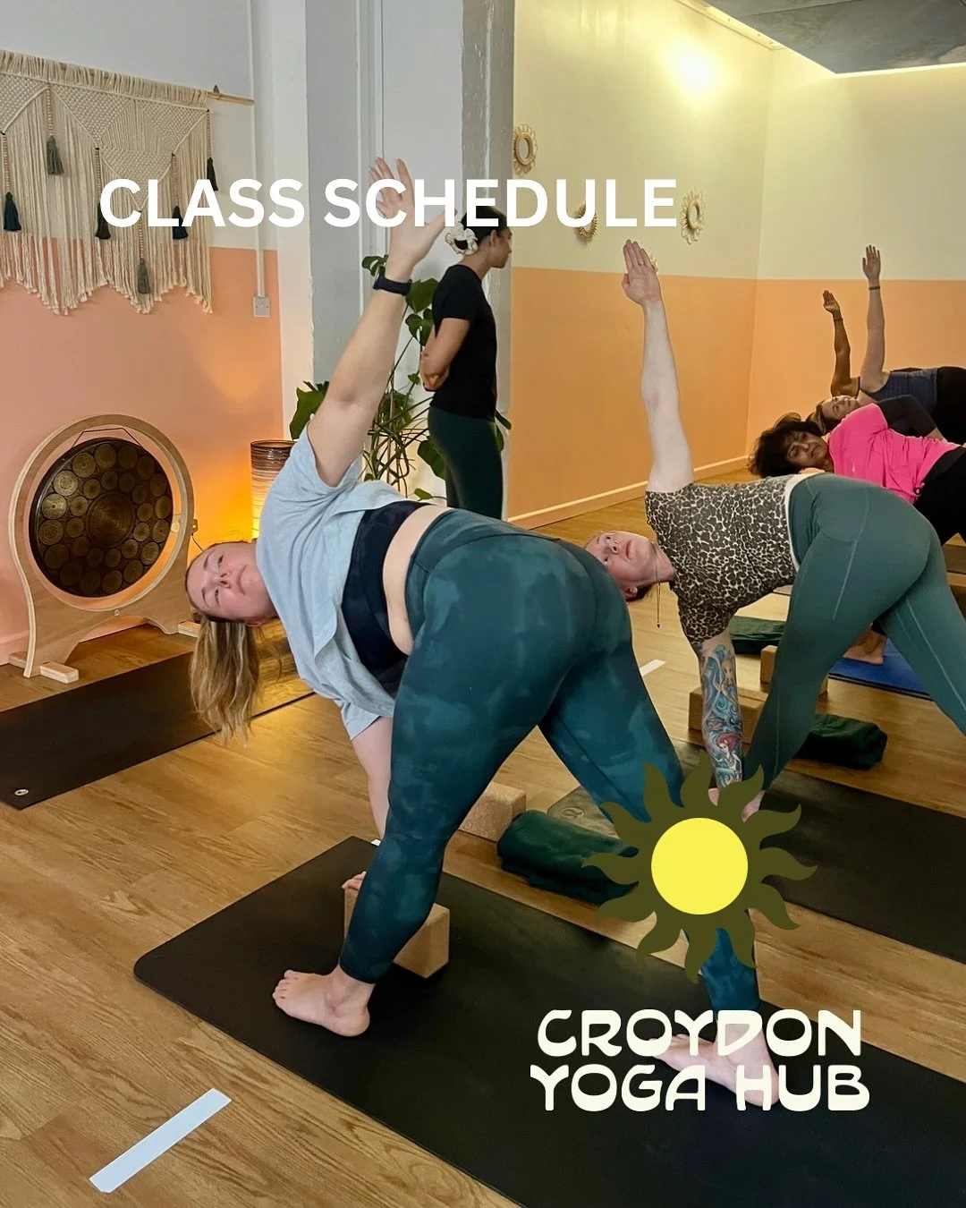 Hello Croydon Yoga Hub community 🙏
Here&rsquo;s our schedule for the upcoming week - we look forward to practice with you! 
Please welcome new teachers Eleanor (Thursdays) and Thania (Saturdays) 💚

👉New to the studio? Try 20 days of unlimited clas