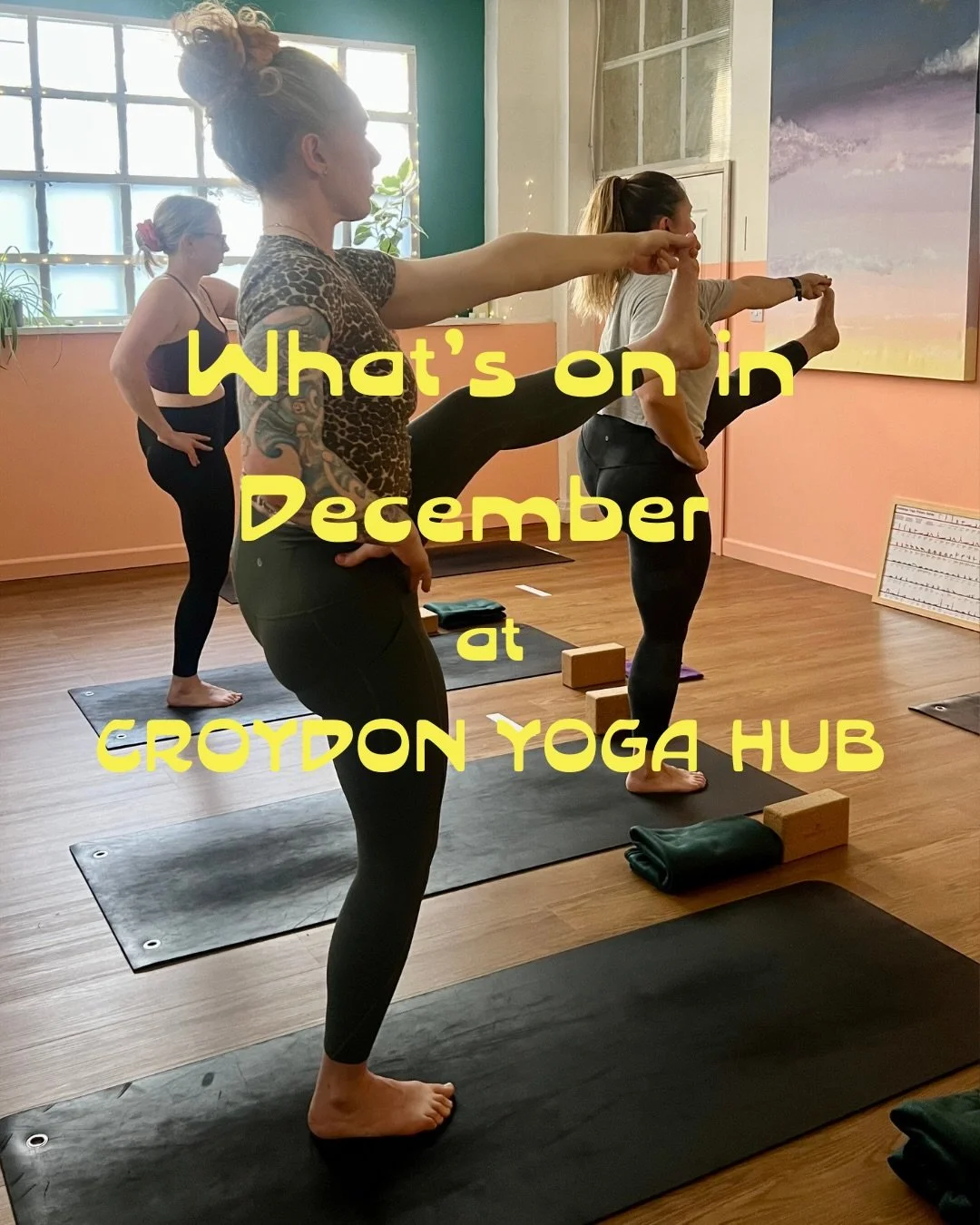 December is here, a season which simultaneously calls for celebration and a need for steadiness, so we hope the studio continues to be a space where you can breathe and find a little calm amidst the noise.

We&rsquo;re adding a bit of festive fun wit
