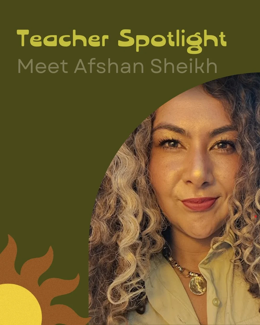 Meet Afshan! 💚

Weekly Classes at CROYDON YOGA HUB:
✨Forest Flow ✨
Sundays 6:30 pm

Specialising in Forrest Yoga, Afshan is inspired by a multidisciplinary approach, integrating strength-based practices and her training in Brazilian Jiu-Jitsu to sup