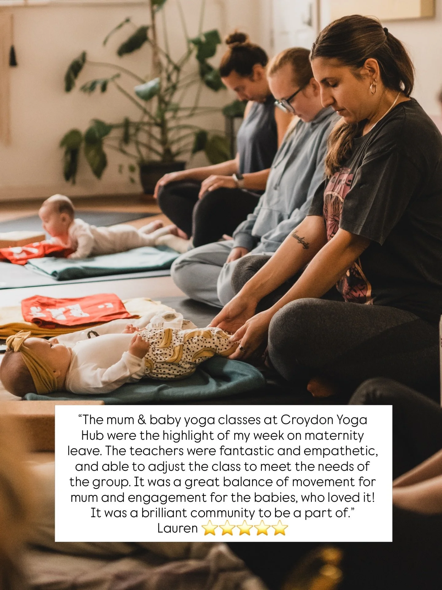 💕Mum &amp; Baby Yoga at Croydon Yoga Club 💕
Two sessions: Thursdays 10am and 11.20am. 

More details and booking links on our website or DM us here for the direct link!
