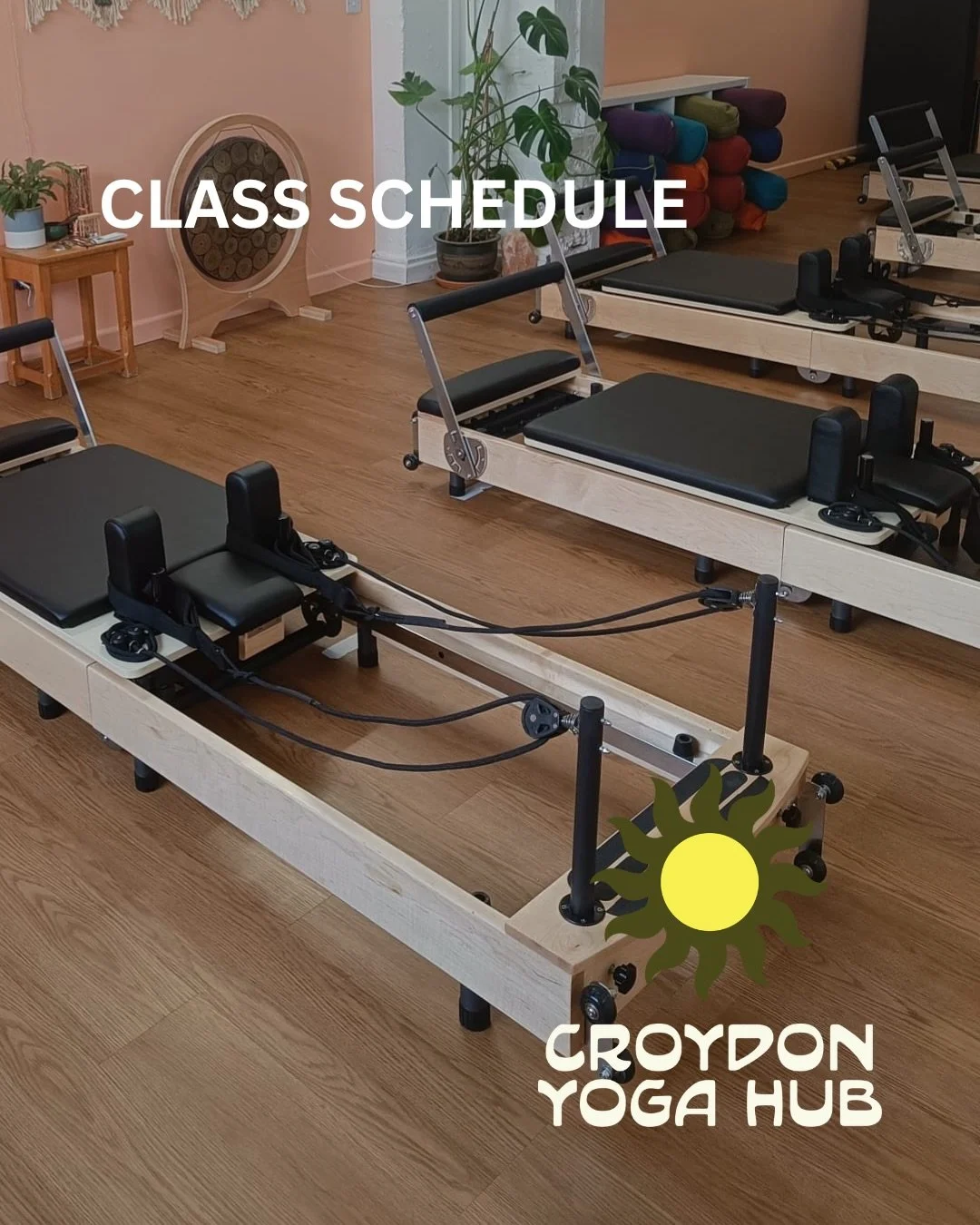 We can&rsquo;t wait to share with you all that&rsquo;s coming up at Croydon Yoga Hub next week:
 
✨ Reformer Pilates starts on Tuesday, 21st April!
With only 6 people per class, our peak-time sessions are starting to fill up. Make sure you book in ad