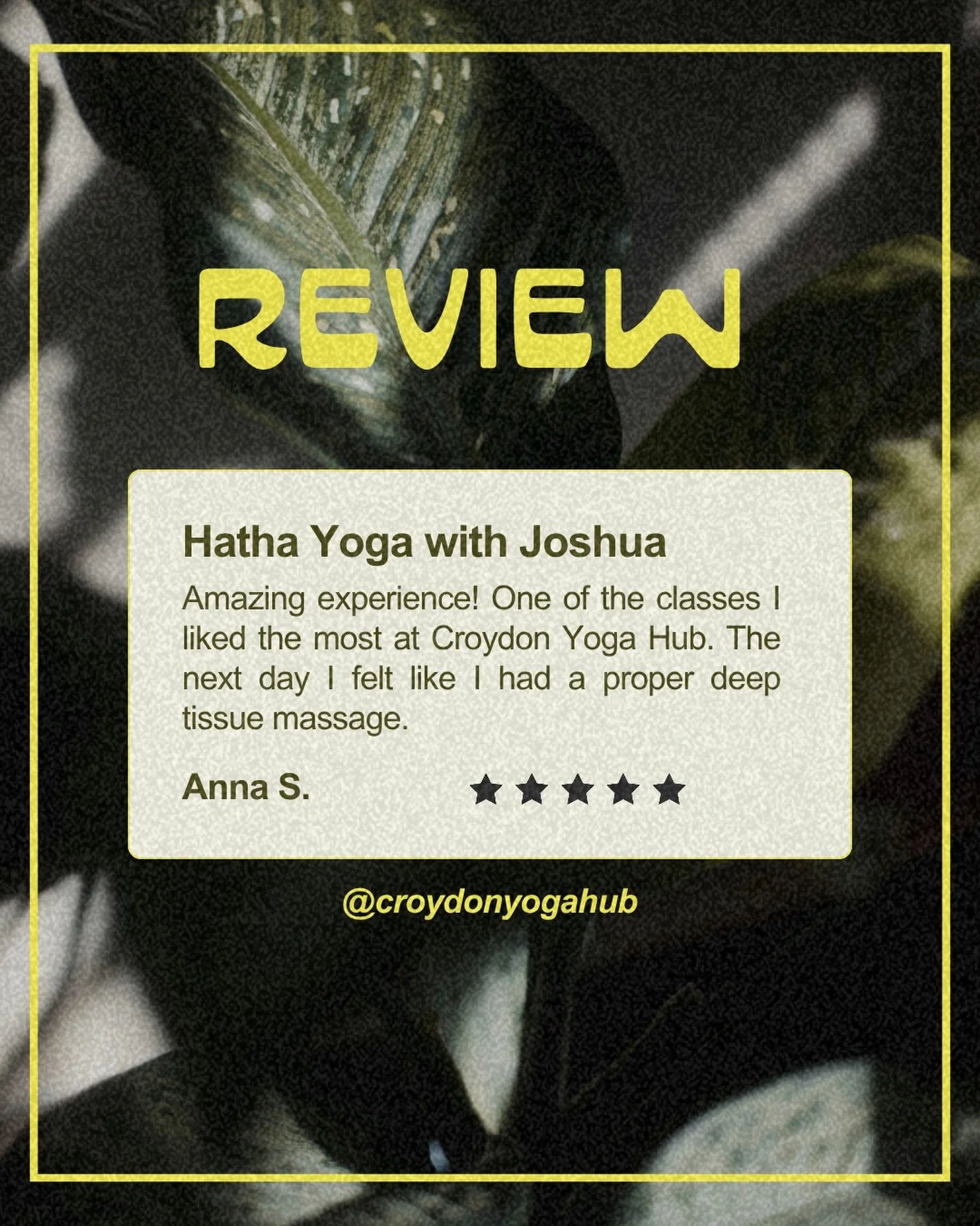 Join Joshua for Hatha Yoga at Croydon Yoga Hub:

✨Tuesdays 5:10-6pm (in studio and online)

About HATHA YOGA:

Focus on the foundations of yoga through physical alignment and steady breathing. In Hatha yoga, postures are held for several breaths to b