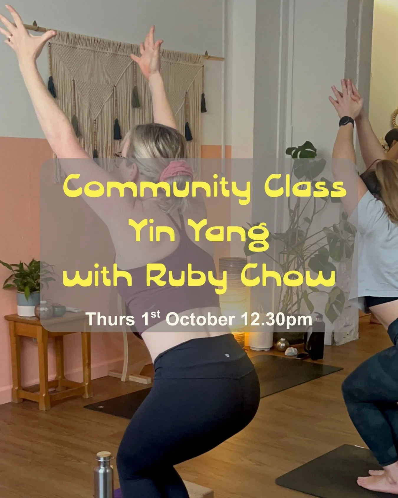 Join us this Thursday lunch time for a Community Yin Yang class led by @ruby.yoga.sound ✨

Our Community Class is a platform for us to trial new yoga teachers and innovative class concepts while providing an affordable opportunity for all members of 