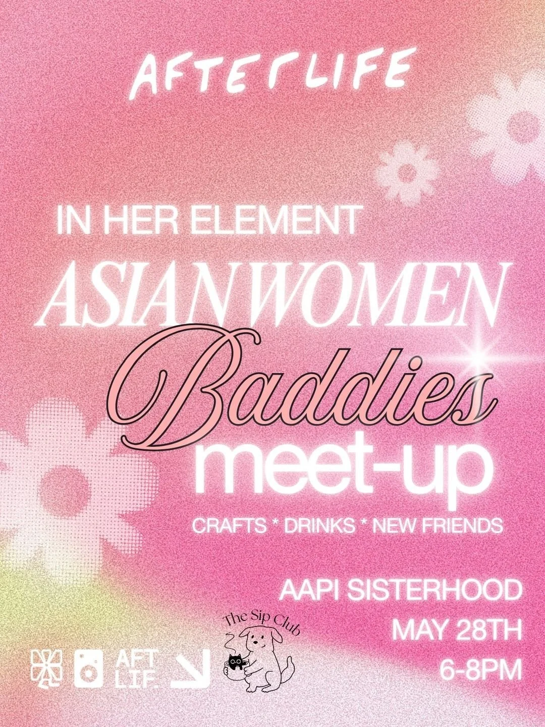 Asian women baddies meet-up at AfterLife on May 28 at 6-8 pm.