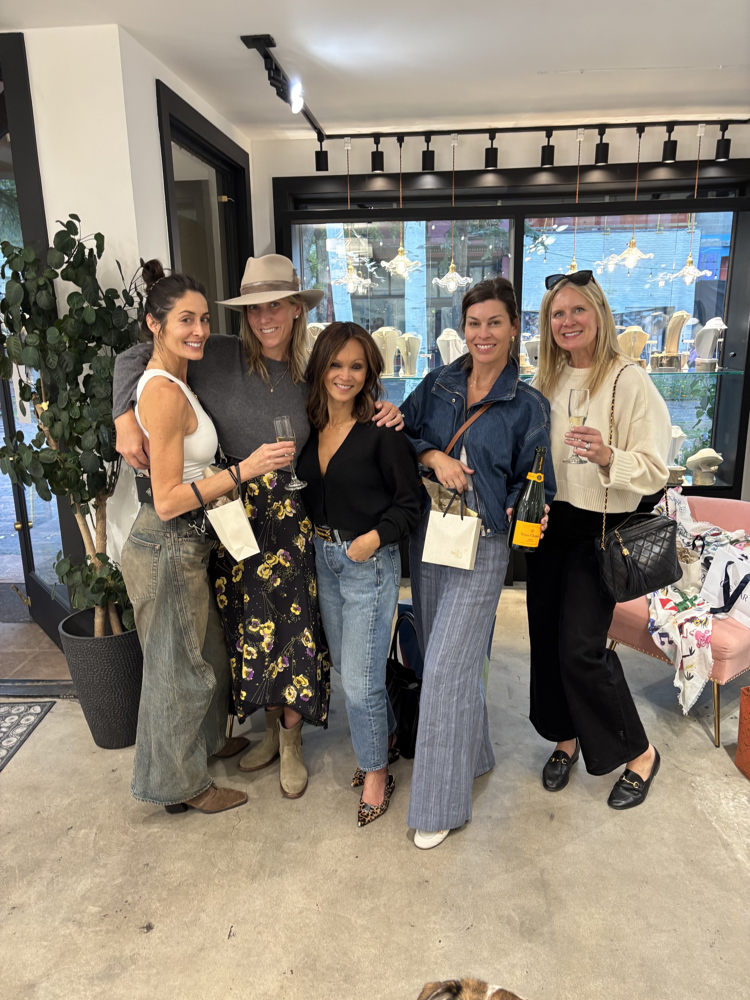 Women shopping together at The Aspen Hive jewelry store in Aspen