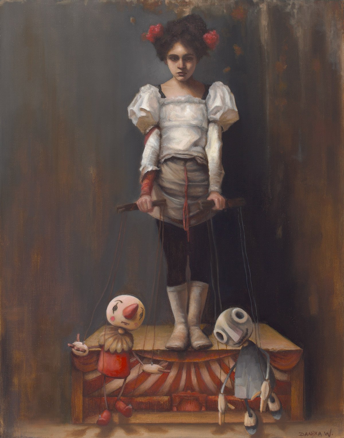 THE PUPPETEER, Oil on Linen, 28 x 22