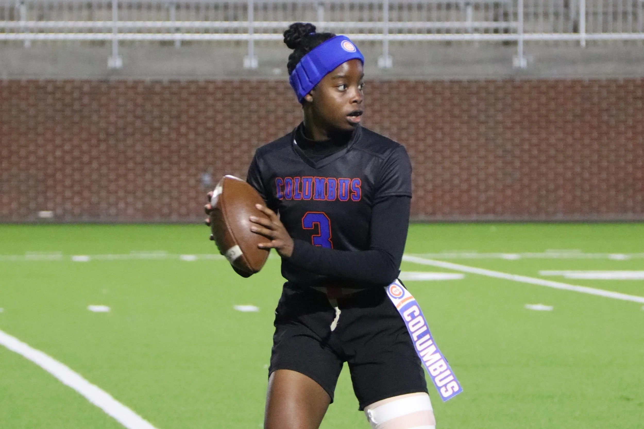 Flag Football Player of the Week: Columbus QB/DB Harmony Franklin